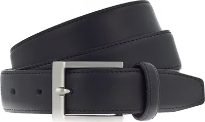 Produktbild von Vanzetti Leder Gürtel Dresscode: Business 30mm Cambered Leather Belt W95 Black schwarz