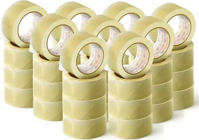 Transparentes Verpackungsklebeband, 36 Rollen, 48 mm x 120 m