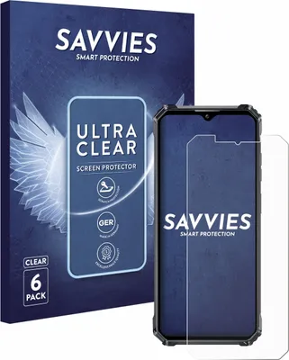 Produktbild von 6x Für Oukitel WP28 S Schutzfolie Savvies Displayschutz Display Schutz Folie Klar Transparent