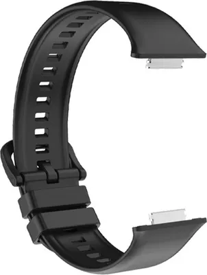 Smart Watch Band Silikon Einstellbare Smartwatch Armband Armband für Huawei Watch Fit 2 Schwarz