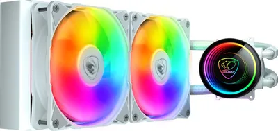 Produktbild von Cougar CPU Wasserkühlung Poseidon Elite 240 ARGB Weiß