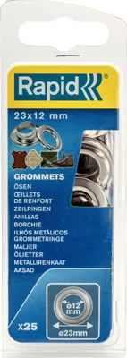 Immagine prodotto di Rapid Grommets 12*23mm + set Tools 25pcs.