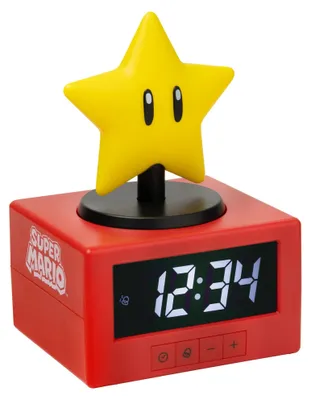 Produktbild von Paladone Products PP13708NN - Super Mario Icon Wecker Super Star 15 cm - Neu
