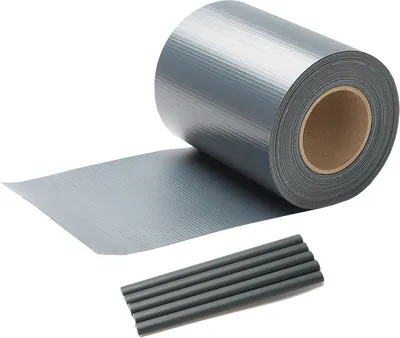 Produktbild von Aopunly Sichtschutzstreifen PVC Doppelstabmatten Zaun Windschutz 35m x 19 cm Anthrazit