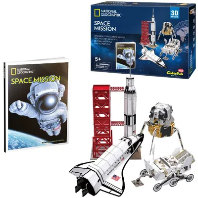 Produktbild von Cubic Fun National Geographic 3D-Puzzle Weltraummission