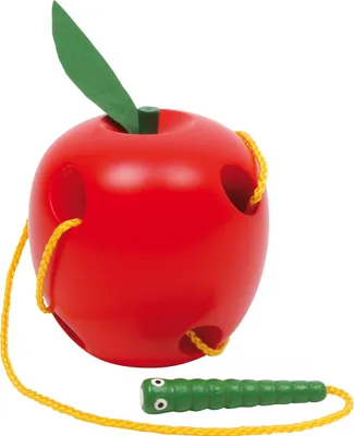 Produktbild von Fädelspiel Apfel und Wurm