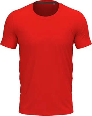 Produktbild von Stedman ST9600 | Crew Neck Clive Herren T-Shirt - Farbe: Scarlet Red - Größe: XL