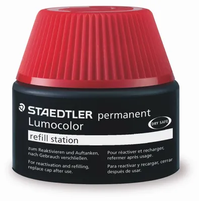 Obrázok produktu pre Staedtler Lumocolor 487 17, Červená, Lumocolor 313, 314, 317, 318