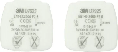 Image de 3M Secure Click D7925 Filtre à particules P2 R - Pack de 4 pièces