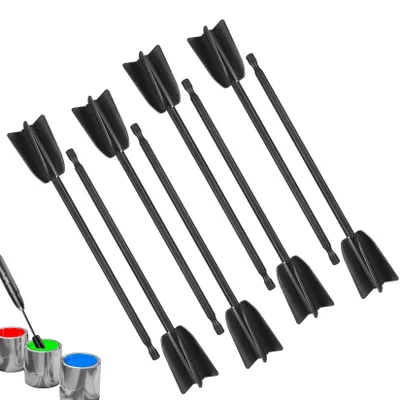 Farbmischer 8 Stück für 1/4 Bohrer, Epoxidharz-Rührer, 16 cm