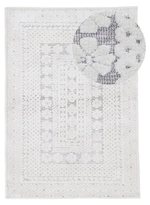 Produktbild von Teppich Holly weicher Teppich Creme/Braun 160x230 cm für Wohnzimmer, Schlafzimmer & Kinderzimmer