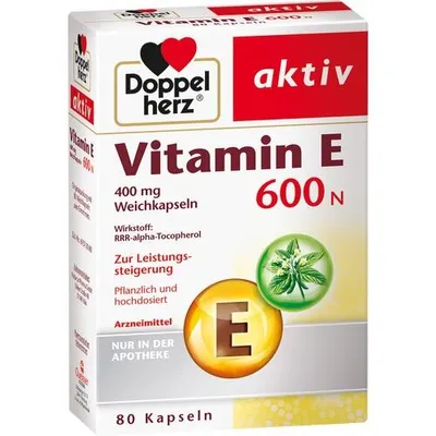 Obrázek produktu pro Doppelherz Vitamin E 600 N Softgels 80 kapslí