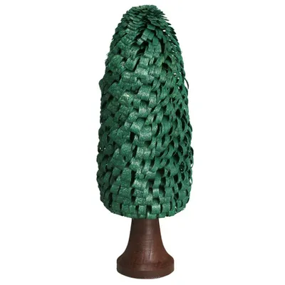 Produktbild von Ringelbaum Fichte mit Stamm grün Holzbaum H= 6cm NEU