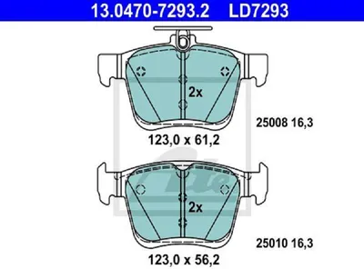 Zdjęcie produktu dla Klocki Hamulcowe Audi Tył A3 1,0-2,0 12- Ceramic
