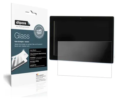 Zdjęcie produktu dla 2x folia ochronna dla 7,0 cala szerokości 155 x 87 mm matowa - folia antywstrząsowa 9H dipos Glass szkło plastikowe