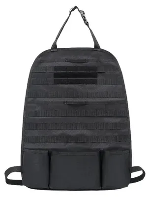 Image de Poche de rangement universelle pour siège de moto - Noir, 1 pièce
