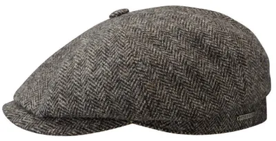 Produktbild von Stetson Wollmütze Hatteras Fischgrätmuster braun Gr. 55