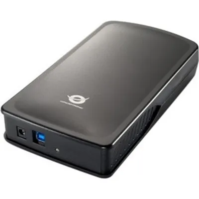 Produktbild von Conceptronic CHD3DUSB3, HDD-Gehäuse, 3.5", SATA, Serial ATA II, 4,8 Gbit/s, USB Anschluss, Graphit