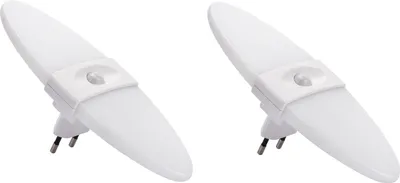 Produktbild von LED Nachtlicht 2-er Set Surfbrett mit Bewegungsmelder und Helligkeitssensor Warmweiß