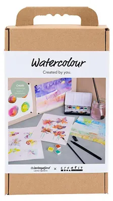 Image de Creativ Company Set de peinture aquarelle XL pour les enfants qui apprennent à peindre de manière créative