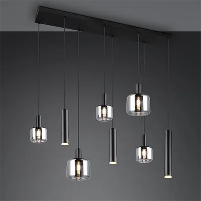 Image de Luminaires TRIO - Suspension MATARO BHT 118 x 150 x 34 cm, noir