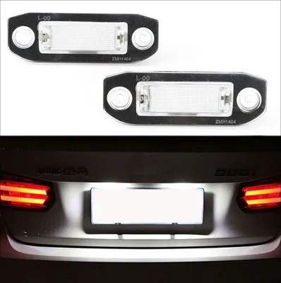 Image de Eclairage de plaque d'immatriculation LED PREMIUM pour Volvo C30 S40 V50 S80 V70 XC60 XC70 XC90