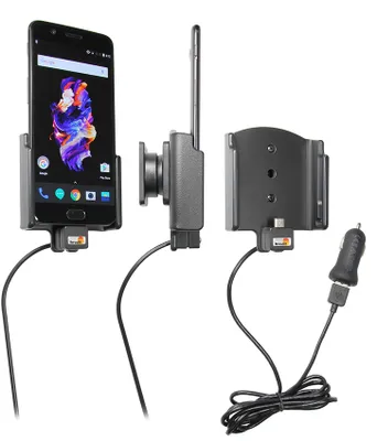 Produktbild von Brodit Gerätehalter 521978 mit Ladefunktion - für Smartphones - OnePlus 5