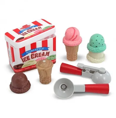 Immagine prodotto di Melissa & Doug 14087 Gioco del cono gelato Scoop and Stack