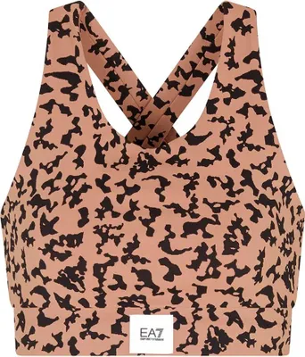 Produktbild von Ea7 Emporio Armani Train Sporty 4ever Sporttop Mit Leichtem Halt Braun M Damen Braun M