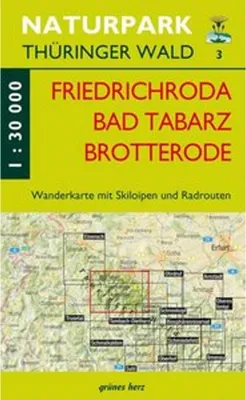 Produktbild von Wanderkarte Friedrichroda/Brotterode/Tabarz
