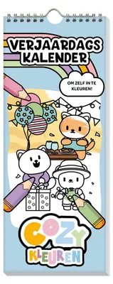 Productafbeelding van Verjaardagskalender - Warme Kleuren