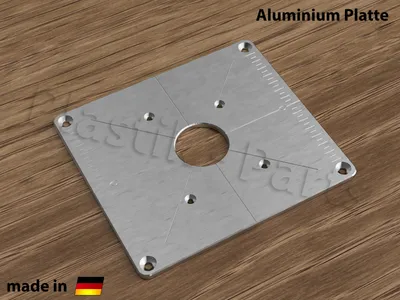 Image de ALU Plaque de fixation Plaque d'insertion Table de fraisage FESTO FESTOOL OF900 OF1000 OF1010