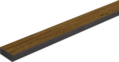 Produktbild von Wandleiste Walnuss Furnier 2400 x 25 x 10 mm