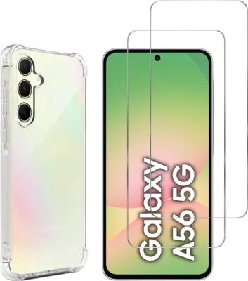 Obrázok produktu pre Nárazuvzdorné puzdro pre Samsung Galaxy A56 5G a 2 ochranné kryty obrazovky z tvrdeného skla Phonillico®