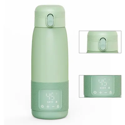 Produktbild von Flaschenwärmer 300ml, USB wiederaufladbar, schnelle Erwärmung, präzise Temperatur, Reise & Baby-Formel
