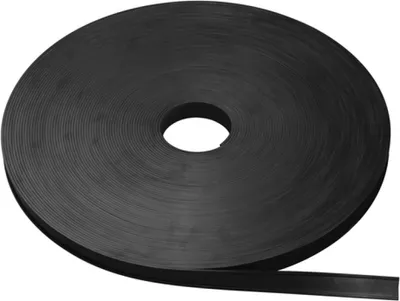 Produktbild von Magnetoplan Magnetisches C-Profil Rolle - 50x1mm 50 Meter - Schwarz