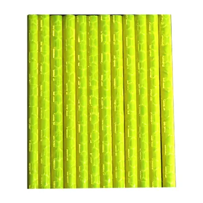 Produktbild von 12 Teile/paket Reflektierende Speichen Abgrifffeste Dekorative Wasserdicht Kreative Modifizierte Hohe Helligkeit Speichen Reflektor für MTB-Gelb