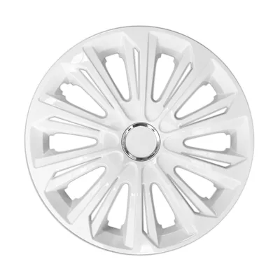 Obrázok produktu pre 16 "NRM STRONG WHITE VARNISHED lemy kolies 4 kusy - biele