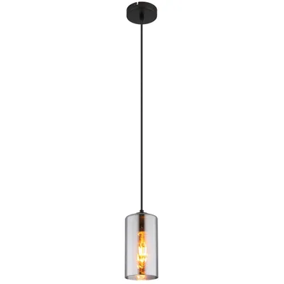 Produktbild von GLOBO 21002H OLLY Hängeleuchte Metall schwarz matt, 1x E27
