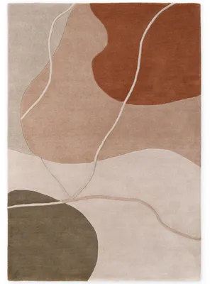 Produktbild von Villeroy & Boch Wollteppich Arteo, Creme Pink, handgewebt, wärmeisolierend - 200x290 cm