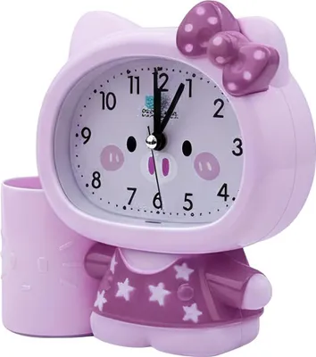 Produktbild von Avizar, Kinderwecker Katze mit Stiftehalter, Violett
