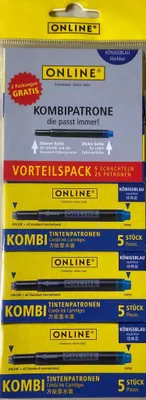 Immagine prodotto di Quantore - Inktpatroon online kombi 25st blauw