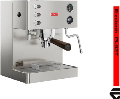 Produktbild von Lelit PL92T Traditionelle Espressomaschine, Edelstahlgehäuse, Tassenwärmer, Milchaufschäumer