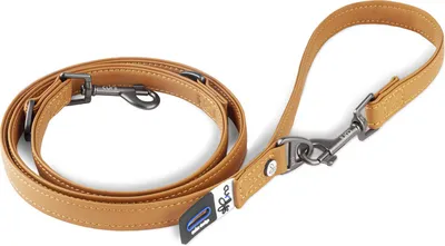 Produktbild von Curli Apple Leather Verstellbare Leine Brown L, Hund, Leine, L, Braun, Leder, Einfarbig
