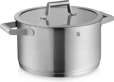 Produktbild von WMF 0729246040, Edelstahl, Edelstahl, 180 °C, Keramik, Gas, Halogen, Induktion, China, 140 mm