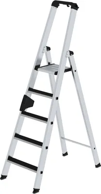 Produktbild von Stufen-Stehleiter einseitig begehbar mit clip-step 5 Stufen
