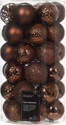 Productafbeelding van Kerstbal kunststof d6 cm esprss 37st kerst Decoris