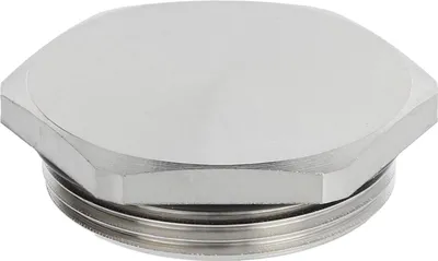 Immagine prodotto di Tappo cieco WISKA M32x1,5 MBS-M32 esagonale con O-ring in ottone (CuZn) nichelato Lunghezza filettatura 7,0 mm - 1 pezzo