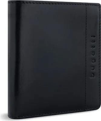 Produktbild von bugatti ROMANO Hochformatbörse mit Klappe klein, schwarz