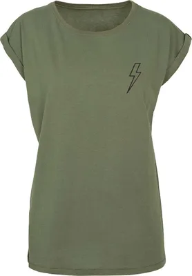 Produktbild von AC/DC T-Shirt Damen High Voltage oliv Band-Merch, Bands 100% Baumwolle XL